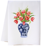 Cora & Pate 26 FSTxx Flowers & Fruit Tea Towel