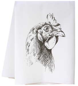 Cora & Pate Rooster Towel