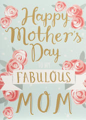 Design Design DD 100-80384 To My Fabulous Mom Card - MtrDay- Mom