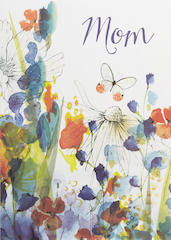 Design Design DD 100-80385 Mom Watercolor Wildflowers Card - MtrDay-Mom
