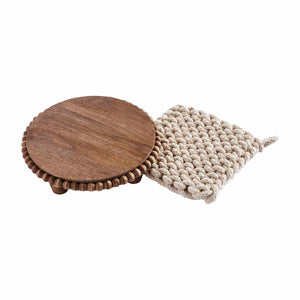 Mud Pie Beaded Trivet