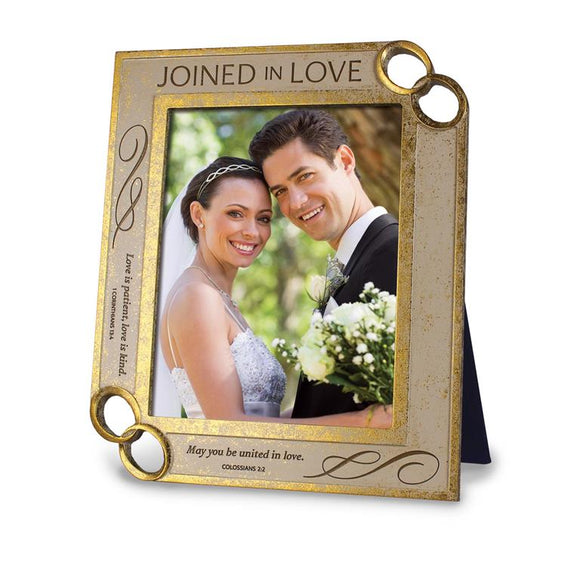 Dicksons Gifts DG 17989 Photo Frame Carved Title Joined Love - 8 x 10