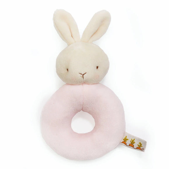 Kids Preferred KP 18201 Bunnies By The Bay Bunny Ring Rattle - Pink