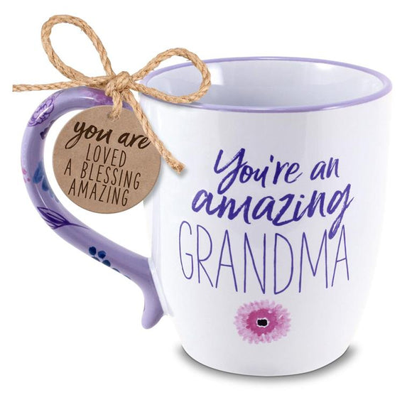 Dicksons Gifts DG 18682 Coffee Cup Touch of Floral Grandma - 19 oz