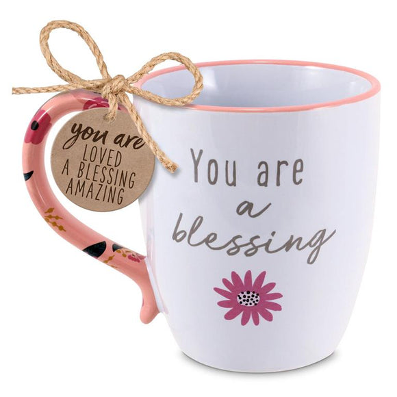 Dicksons Gifts DG 18684 Coffee Cup Touch of Floral Blessing - 19 oz