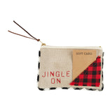 Mud Pie MP 41180031 Christmas Gift Pouch