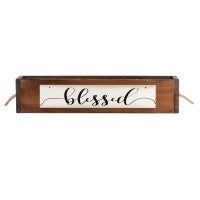 Glory Haus GH 38111701 Wood Box W/4 Reversible Signs