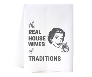 Southern Sisters Home SSH FSTRHW Towel "Real Housewives" Lady with Martini