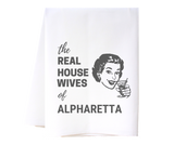 Southern Sisters Home SSH FSTRHWSDxx Real Housewives Martini Towel - 10 Towns