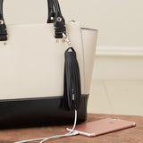 Two's Company TC 20221 Leather Tassel Powerbank