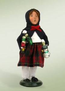 Byers Choice BC 12860 Girl With Glass Ornament