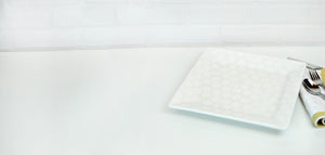 Coton Colors CC PBL-12SQ-WH Pebble 12 Square Platter White
