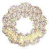 Coton Colors CC HAPEV-20W-TOSS Toss Happy Everything 20 Wooden Wreath