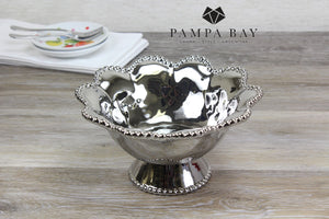 Pampa Bay PB CER1714 Porcelain Footed Bowl
