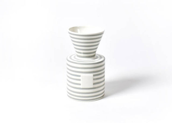 Coton Colors CC MINI-VASE-STN Stone Stripe Happy Everything Mini Vase