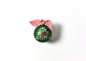 Coton Colors CC CHMAS-OFCTRE Our First Christmas Tree Glass Ornament