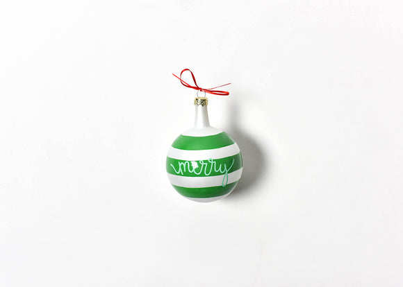 Coton Colors CC CHMAS-SPR-MRY Christmas Spirits Merry Vintage Glass Ornament
