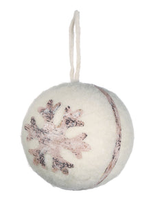 Sullivans SU OR8186 5" Ball Snowflake Ornament