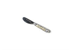 Coton Colors CC APPSPRD-SDOT-BLK - Black Small Dot Happy Everything Appetizer Spreader