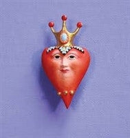 Patience Brewster PB 08-30791 Heart with Crown Pin