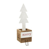 Mud Pie MP 43200011 Box Tree Stocking Holder