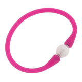 Canvas Jewelry CJ 21994B Bali Freshwater Pearl Silicone Bracelet