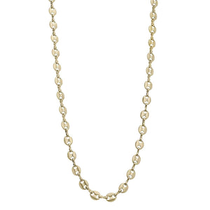 Canvas Jewelry CJ 22241N-GD Vivian Linked Chain Layering Necklace or Mask Necklace in Worn Gold