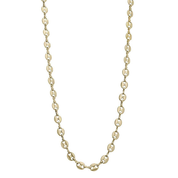 Canvas Jewelry CJ 22241N-GD Vivian Linked Chain Layering Necklace or Mask Necklace in Worn Gold
