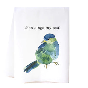 Southern Sisters Home SSH 22FSTSMS Then Sings My Soul Flour Sack Towel