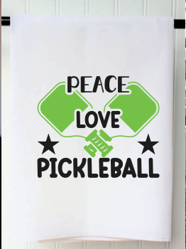 Southern Sisters Home SSH 22FSTCUST1 Pickleball Flour Sack Towel