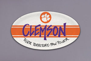 Magnolia Lane ML 23150 Clemson University Melamine Oval Platter