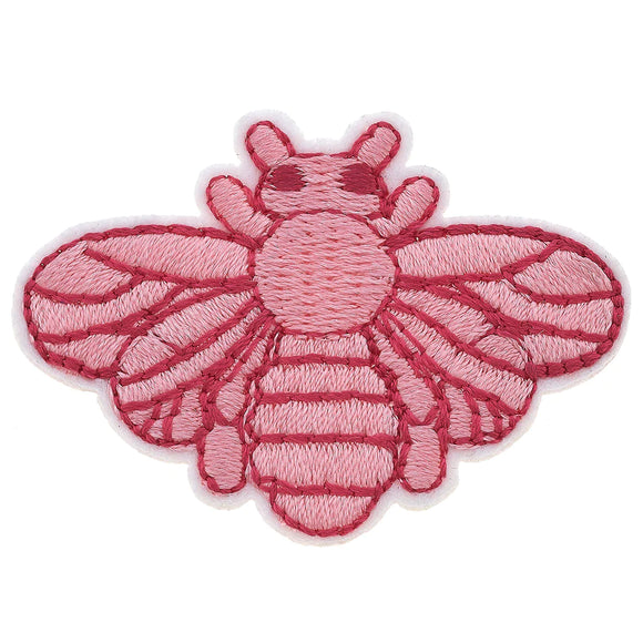 Canvas Jewelry CJ 23801P-PK Stuck on You Small Bee Patch in Pink