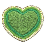 Canvas Jewelry CJ 23835P Stuck on You Small Chenille Glitter Heart Patch