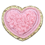 Canvas Jewelry CJ 23835P Stuck on You Small Chenille Glitter Heart Patch