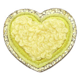 Canvas Jewelry CJ 23835P Stuck on You Small Chenille Glitter Heart Patch