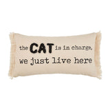 Mud Pie MP 41600510 Cat Canvas Pillow