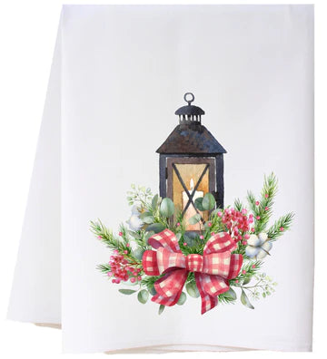 Southern Sisters Home SSH 23FSTCL Christmas Lantern Flour Sack Towel