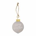 Mud Pie MP 46700256 Metallic Sentiment Ornaments