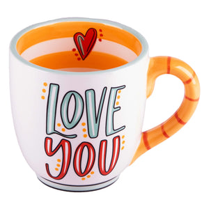 Glory Haus GH 27123433 Love You More Heart Mug