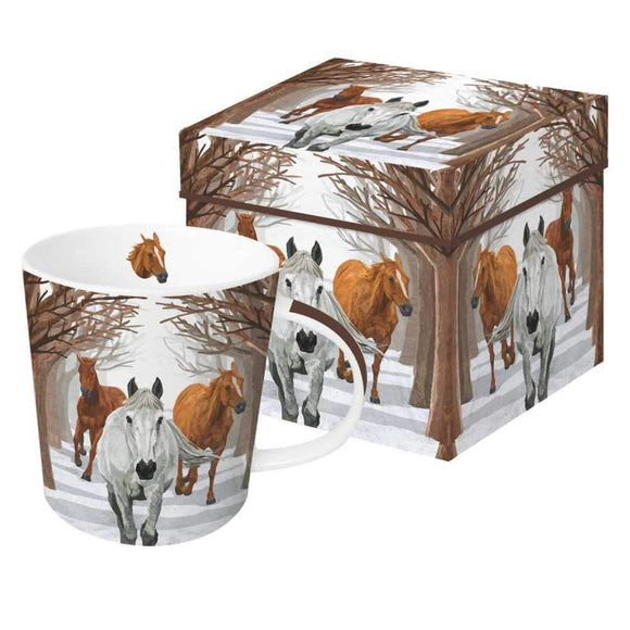 Paperproducts Design PD 28353 Horse Passage Gift Box Mug