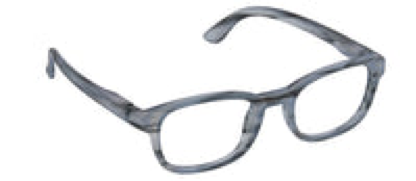 Peepers PS 2943 Clean Slate Blue Light Glasses - Gray Horn