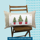 Luckybird LB Christmas Lumbar Pillow Swap