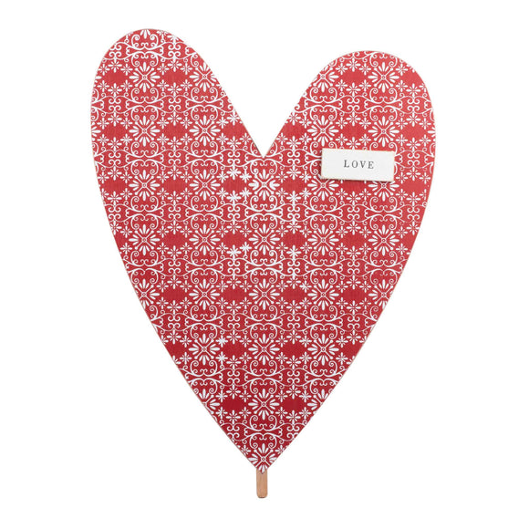 Glory Haus GH 33110513 Love Red Heart Topper