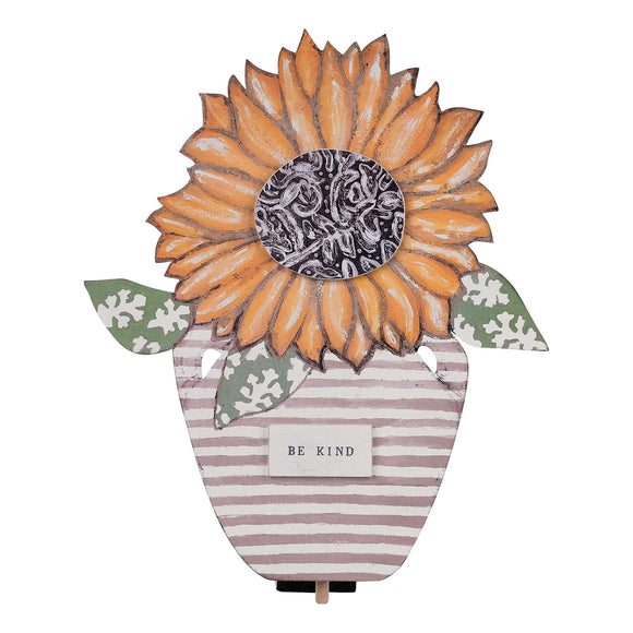 Glory Haus GH 33140509 Be Kind Sunflower Topper