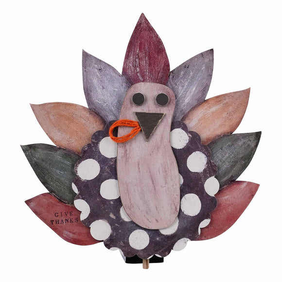 Glory Haus GH 33140510 Give Thanks Turkey Topper