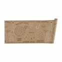 Mud Pie MP 43900108 Holiday Kraft Table Runner