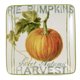 Certified International CI 37250  Sweet Autumn Harvest Canape Plate Square - 6"