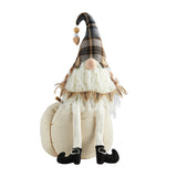 Mud Pie MP 40380005 Pumpkin Dangle Leg Gnome