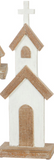 Raz Imports RZ 3959080xx Oh Holy Night Wooden Church - 3 Sizes