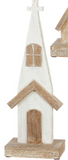 Raz Imports RZ 3959080xx Oh Holy Night Wooden Church - 3 Sizes